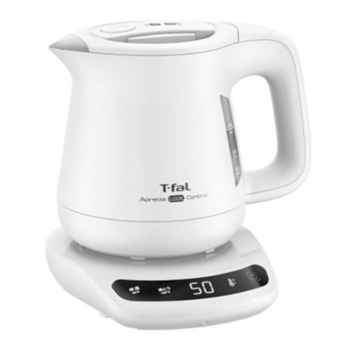 T-fal 電気ケトル　アプレシアロックコントロール0.8L　ホワイト KO8601J0