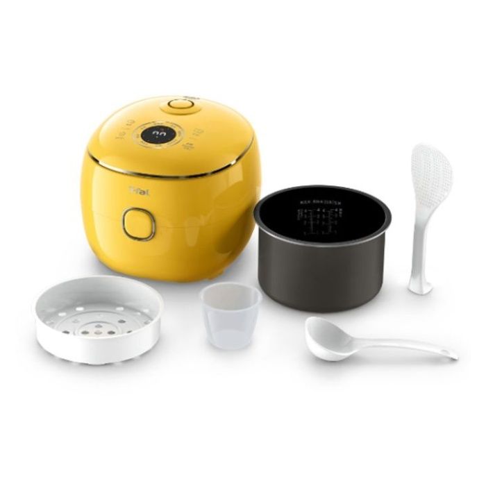 T-fal マイコン式炊飯器　ザ・ポップ　4合炊き　レモンイエロー RK5352J0の説明画像2