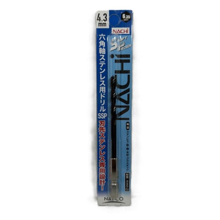不二越 NFC六角軸ステン用ドリル SSP 4.3mm