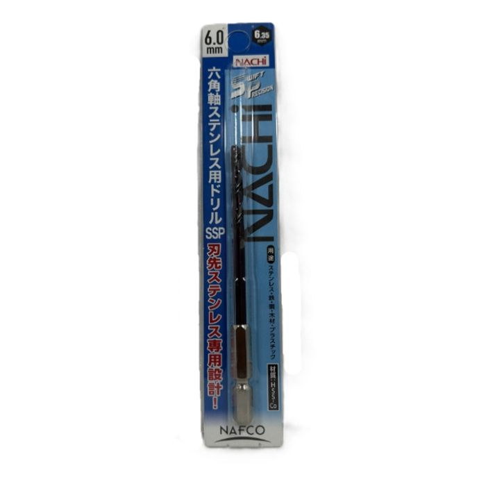 不二越 NFC六角軸ステン用ドリル SSP 6.0mm