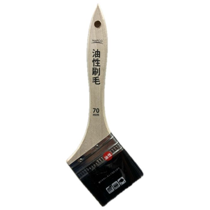 Nなめらか刷毛　油性用 70ミリ