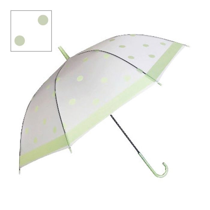 雨傘6967#12ドット2 60センチ　ポリエステル100%