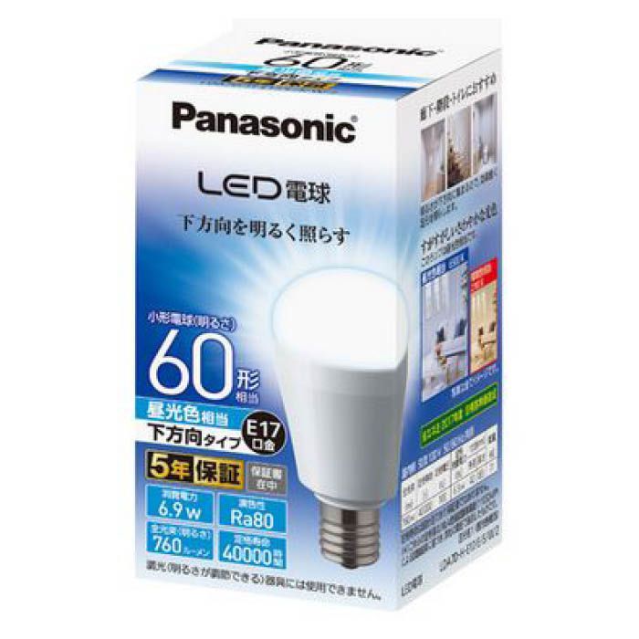 Panasonic (パナソニック) LED電球下方向60WE17昼光色 LDA7DHE17ESW2