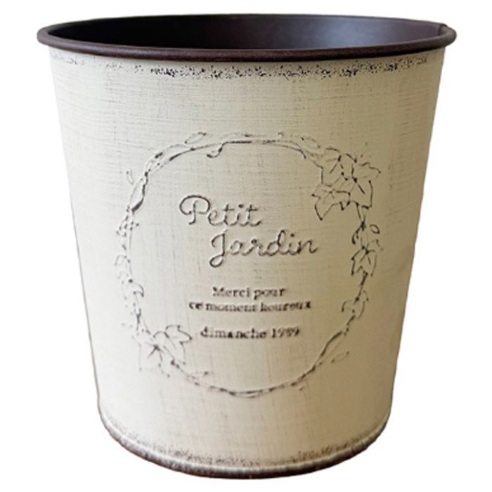 大宅産業 アイアンポットM　ラウンド深型 アイボリー