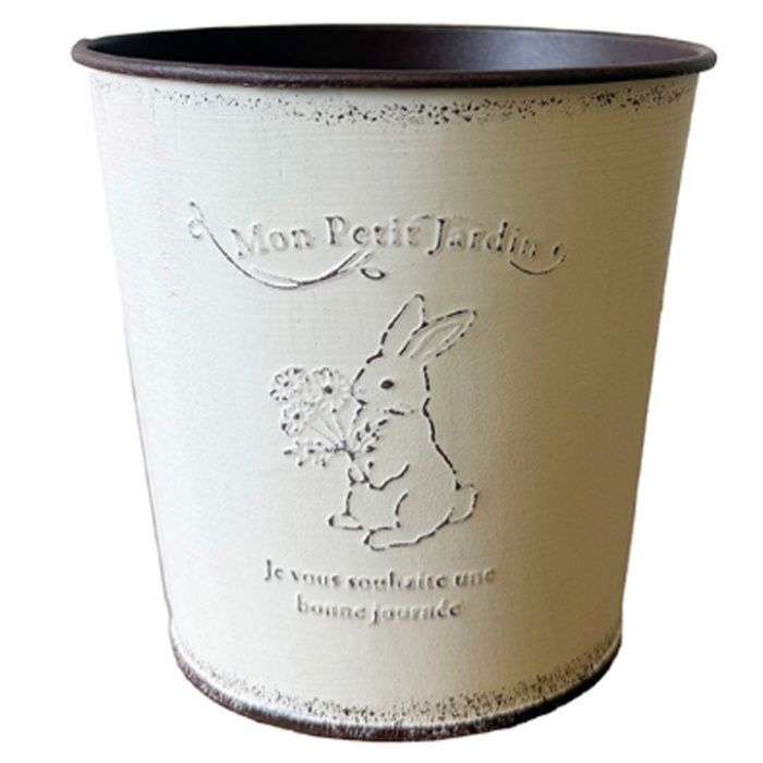 大宅産業 アイアンポットM　ラウンド深型 アイボリーの説明画像2