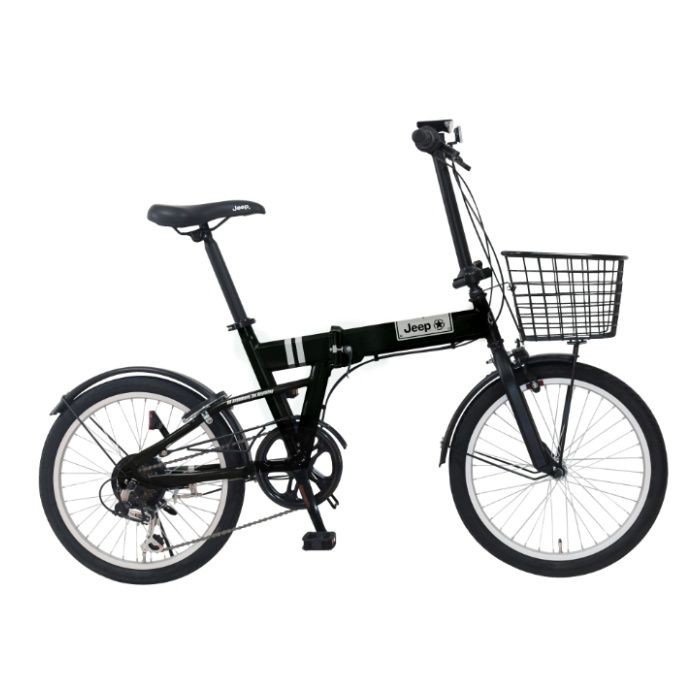 クロモ JEEP(ジープ) 20インチ 折りたたみ自転車 JE-206GB ブラック