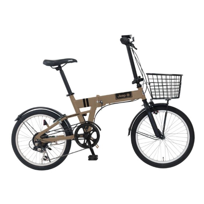 クロモ JEEP(ジープ) 20インチ 折りたたみ自転車 JE-206GB サンド