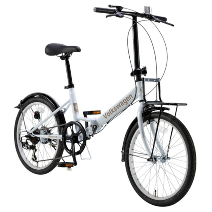 クロモ Volkswagen(フォルクスワーゲン) 20インチ 折りたたみ自転車 VW-206G ホワイトの説明画像2