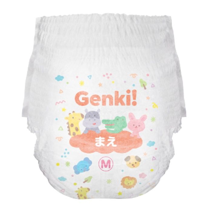 アイリスオーヤマ あんしん Genki!ふわもちタッチ M 50枚 GBP-M50 おむつの説明画像3