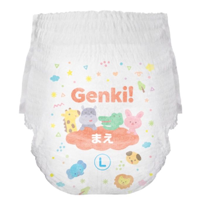 アイリスオーヤマ あんしん Genki!ふわもちタッチ L 42枚 GBP-L42 おむつの説明画像3