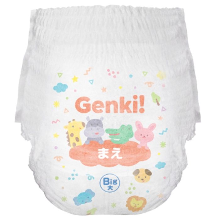 アイリスオーヤマ あんしん Genki!ふわもちタッチ Big大 24枚 GBP-BIGD24 おむつの説明画像3