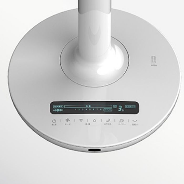 スリーアップ 音声操作 DCリビングファン LF-T2523 ホワイトの説明画像4