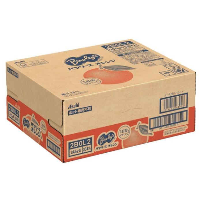 アサヒ　バヤリースオレンジ　缶 245g×30本　ケース