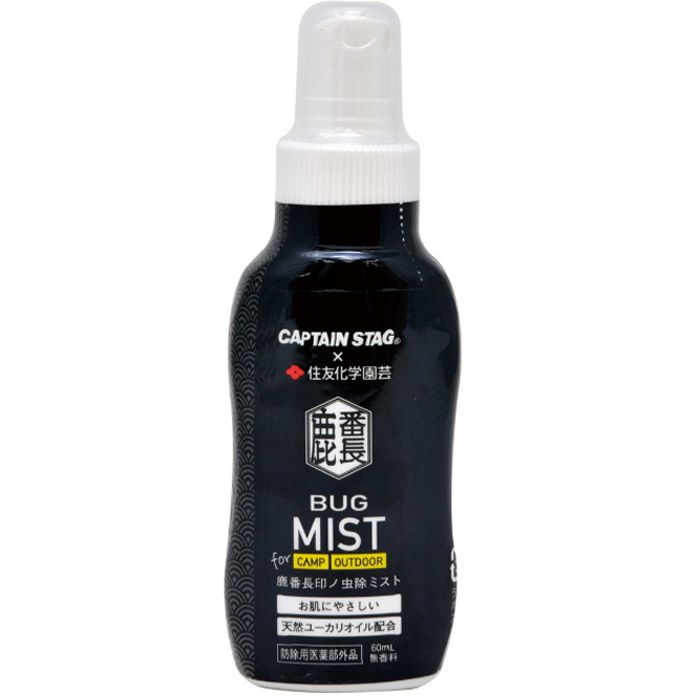 キャプテンスタッグ 鹿番長印ノ虫除ミスト 60ml UM1624