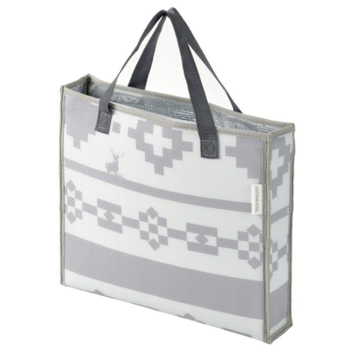 CAPTAIN STAG 厚手クッションレジャーシー ト90×180cm(デジタルエスニック柄)ピン4本付 UB-3097の説明画像2