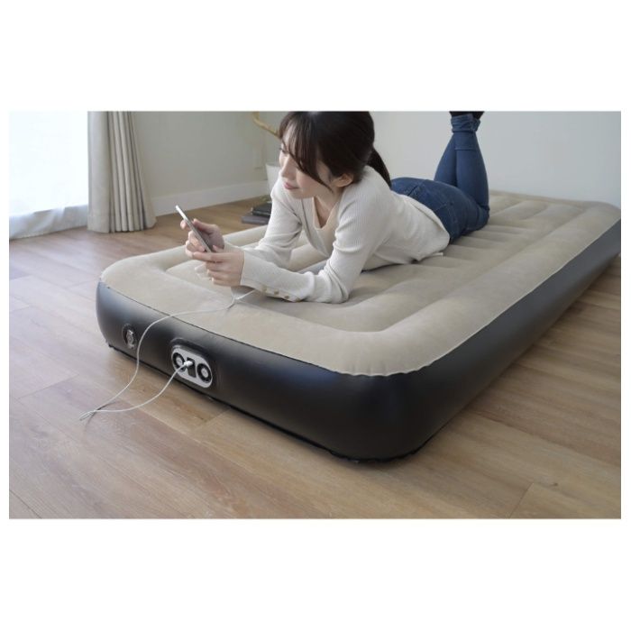 Campers Collection コードレス電動エアベッド CAB-002(GY/BK)の説明画像2