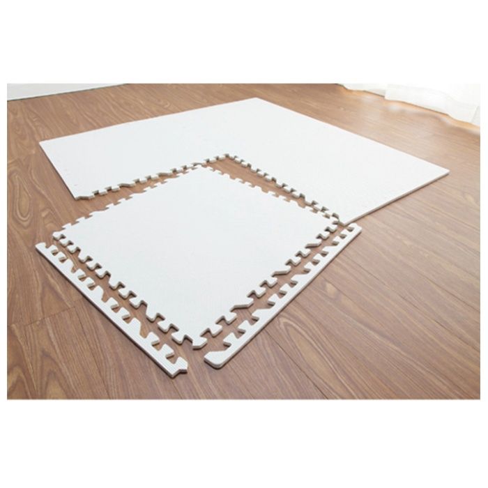ナフコ ジョイントマット(フチ付き) ホワイト 57×57×1cm 4枚の説明画像2