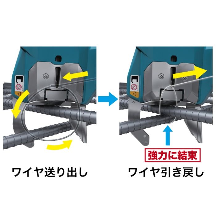 マキタ 40V充電式鉄筋結束機　本体 TR001GZKの説明画像2