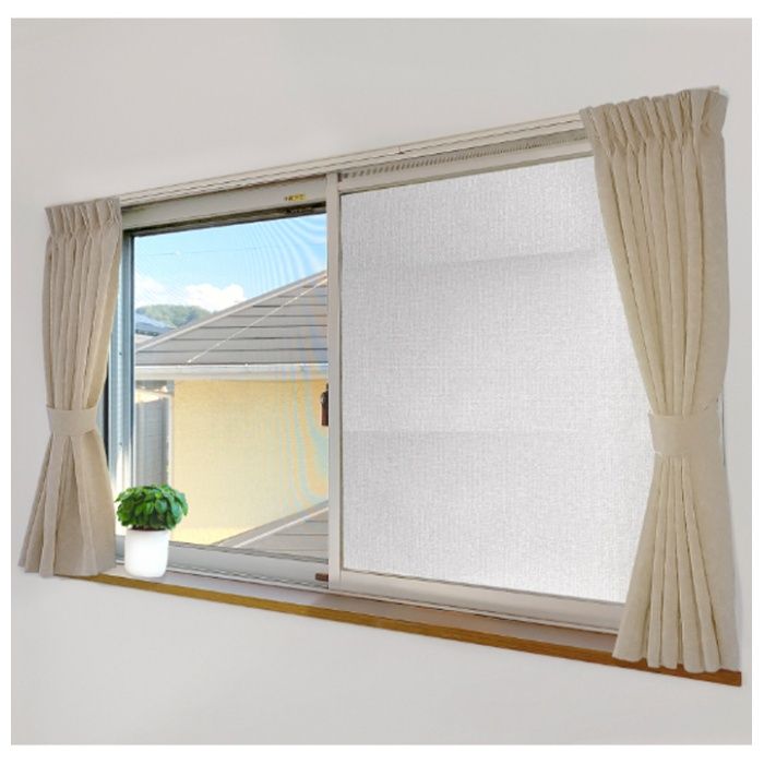 ユーザー 断熱もできる強力遮光シート クロス柄 90×30cm U-Q1099 クロスの説明画像2