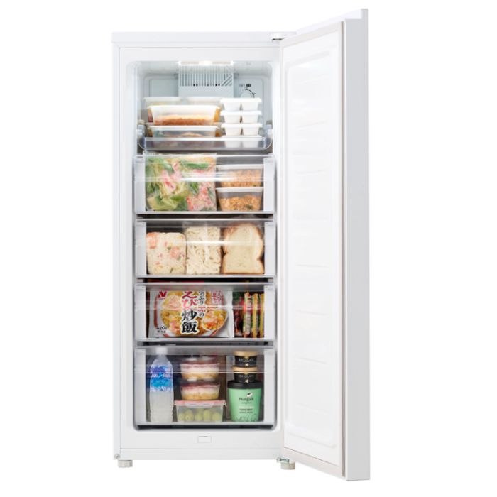 Haier ハイアール　ファン式前開冷凍庫135L JF-HSU14A(W)の説明画像4