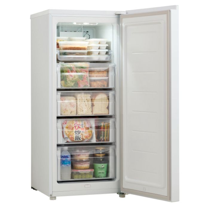 Haier ハイアール　ファン式前開冷凍庫135L JF-HSU14A(W)の説明画像5