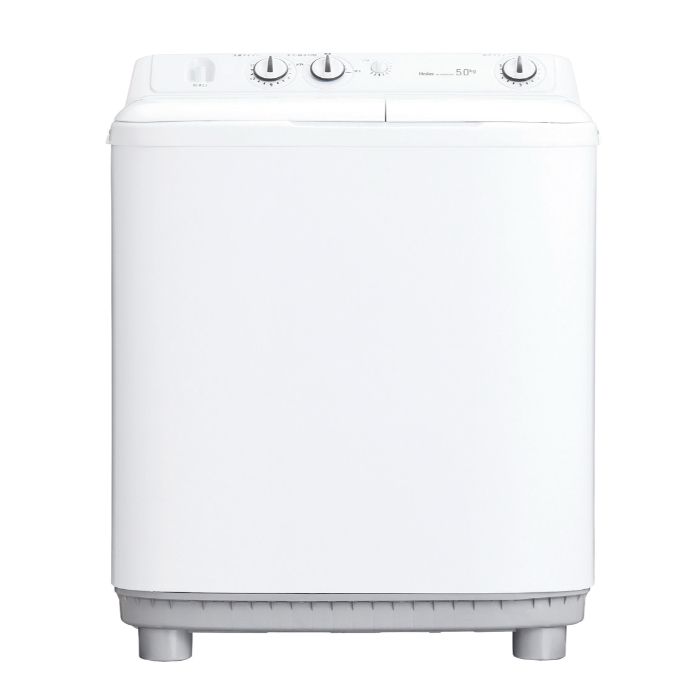 Haier ハイアール　二槽式洗濯機5.0kg JW-HSW50A(W)