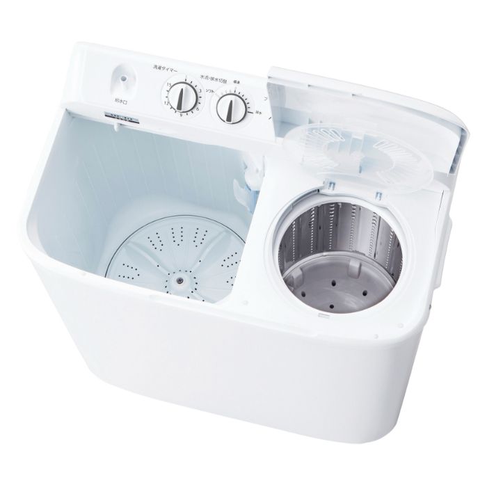 Haier ハイアール　二槽式洗濯機5.0kg JW-HSW50A(W)の説明画像3