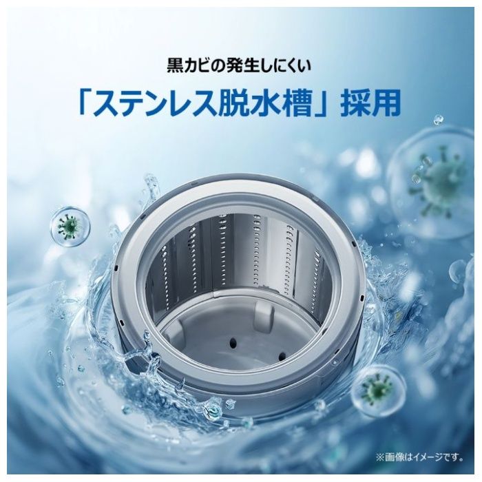Haier(ハイアール) 二槽式洗濯機5.0kg JW-HSW50A(W)の説明画像5