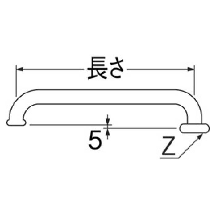 独特の上品 SANEI 横形パイプ PA20J-60X-19