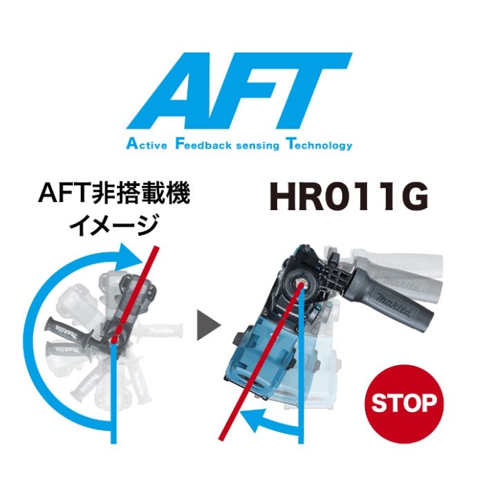 マキタ 40V充電式ハンマドリル　本体 HR011GZKの説明画像3