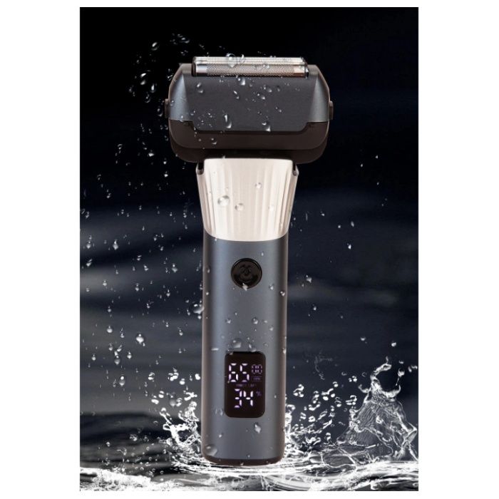 パワーモード搭載5枚刃電動シェーバー DL-240513GYの説明画像2