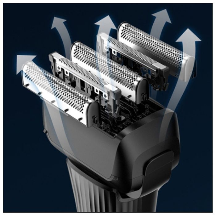 パワーモード搭載5枚刃電動シェーバー DL-240513BLの説明画像2
