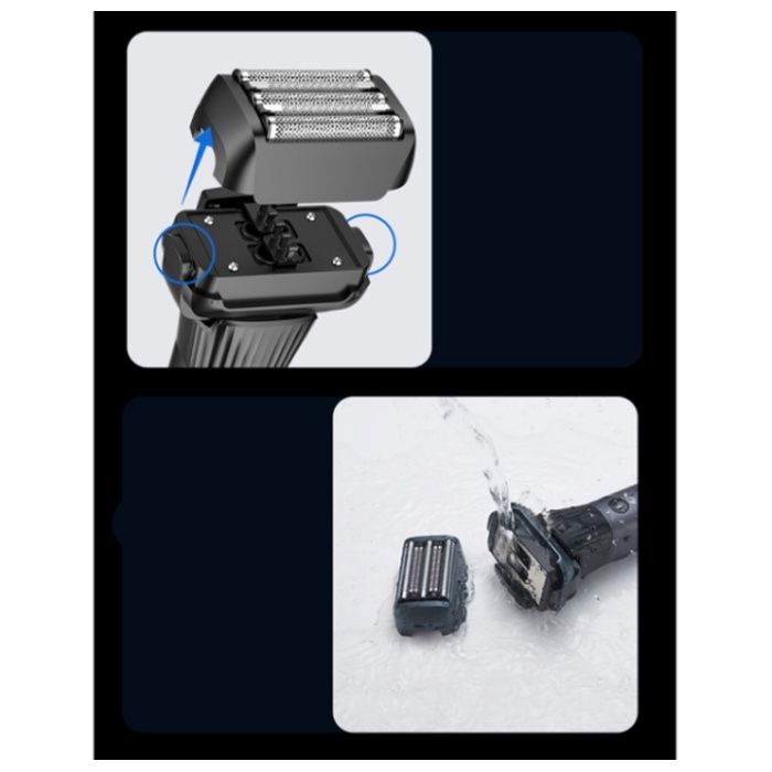 パワーモード搭載5枚刃電動シェーバー DL-240513BLの説明画像3