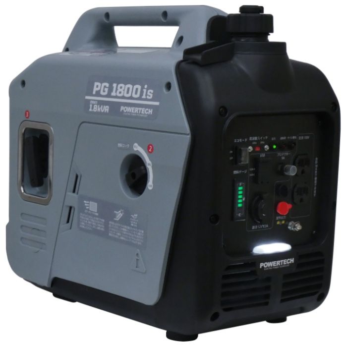 POWERTECH(パワーテック) インバーター発電機 PG1800isの説明画像2