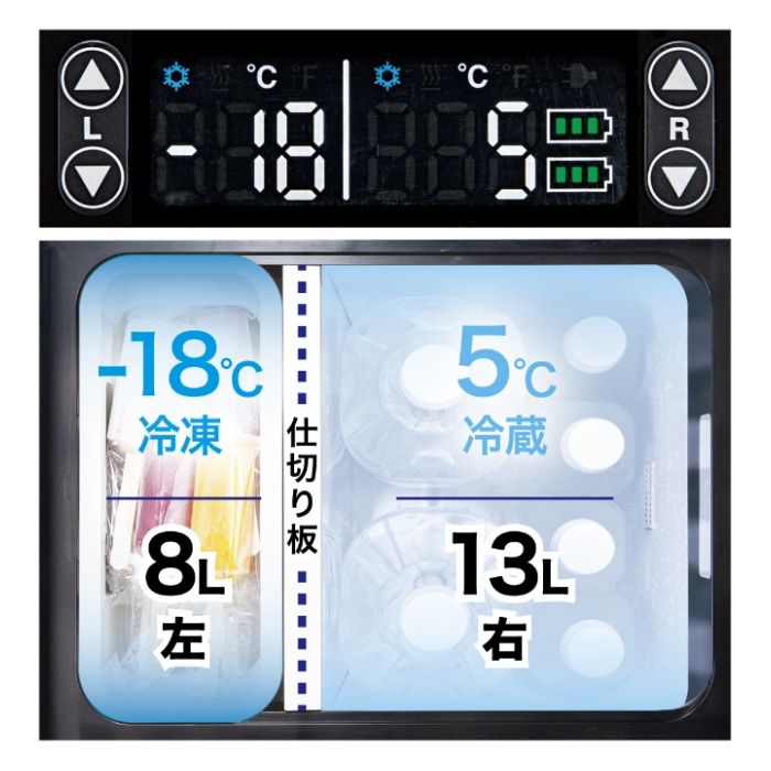 マキタ 充電式保冷温庫23L CW006GZの説明画像4