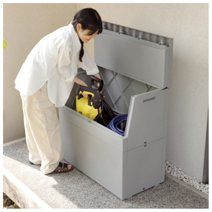 リス サスティメイド 屋外ボックス 250L ライトグレーの説明画像6
