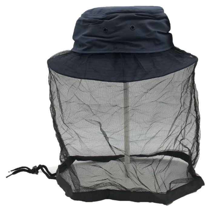 撥水虫よけサファリ ネイビー H600NVの説明画像3