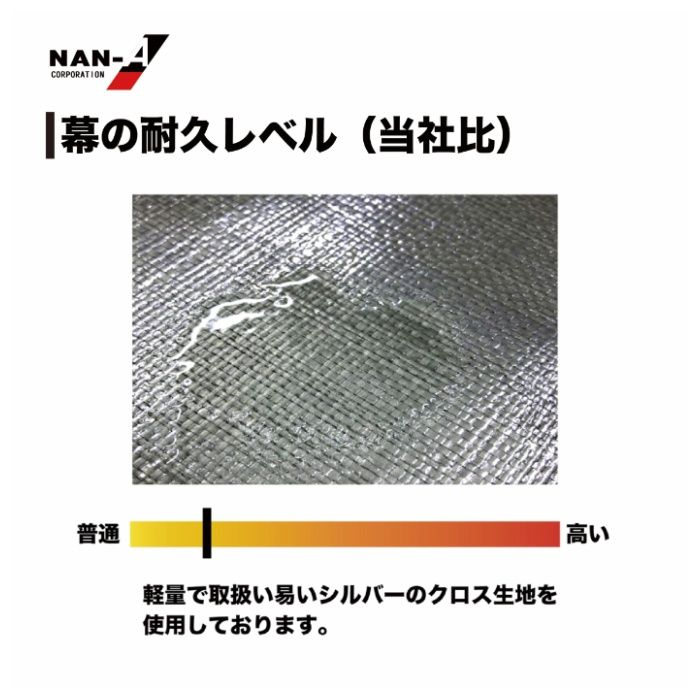 南榮工業 パイプ車庫 WP778M SVUの説明画像5