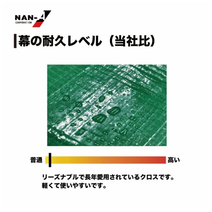 南榮工業 パイプ車庫 WP778M MGの説明画像5