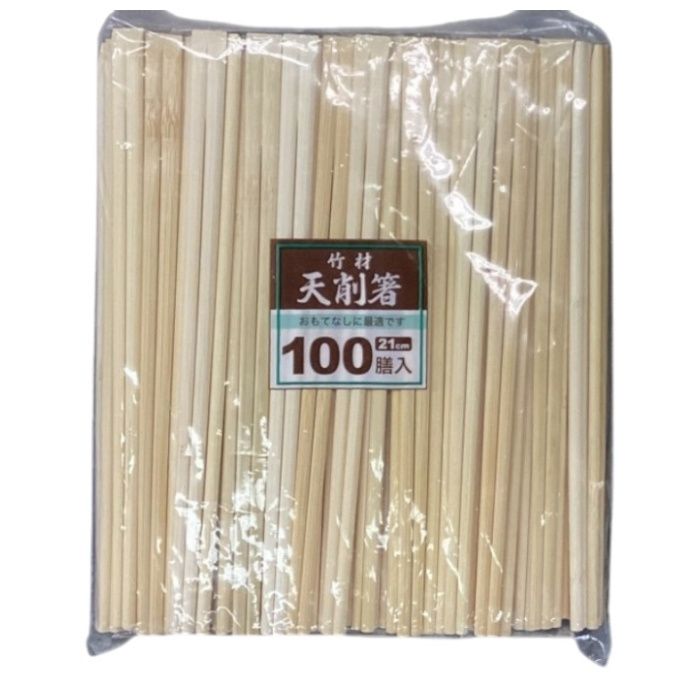 ヤナギプロダクツ 節付き天削箸21cm 100膳