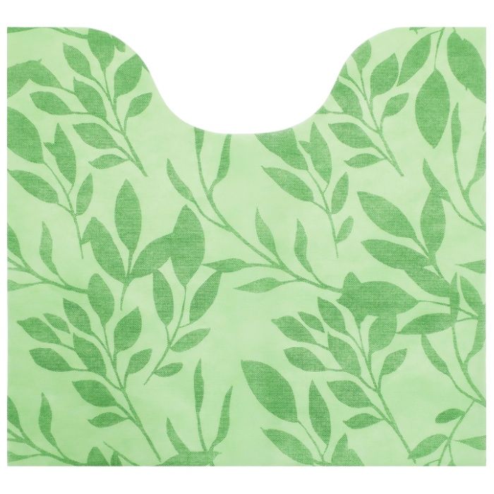 オカトー 使い捨てトイレマット 6枚入 グリーンリーフ柄