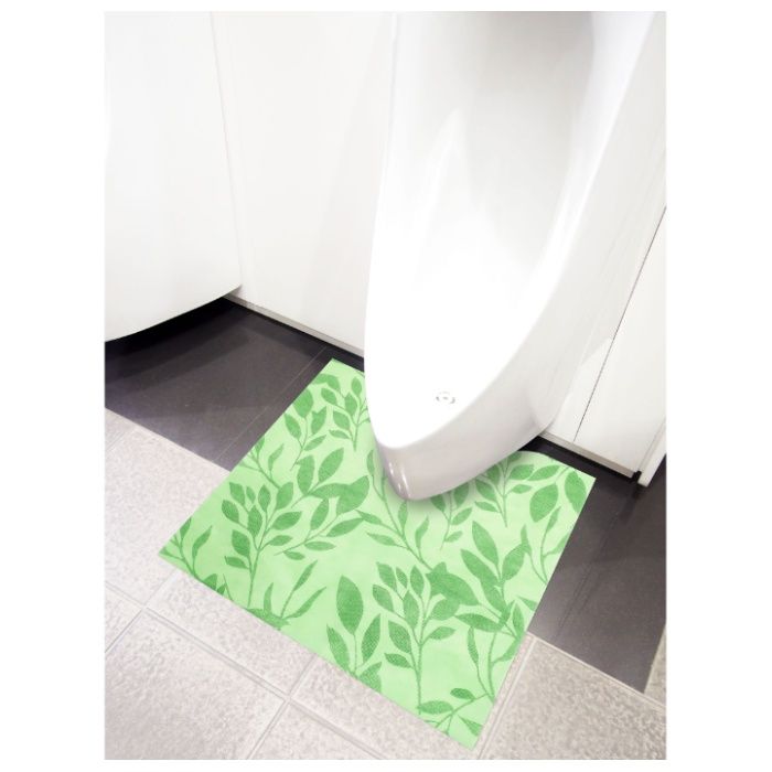 オカトー 使い捨てトイレマット 6枚入 グリーンリーフ柄の説明画像3