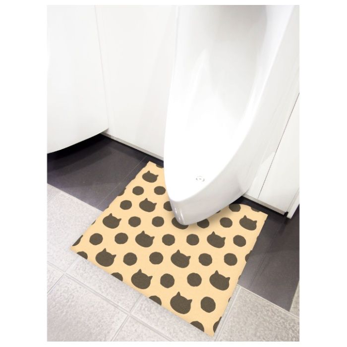 オカトー 使い捨てトイレマット 6枚入 ベージュキャット柄の説明画像3