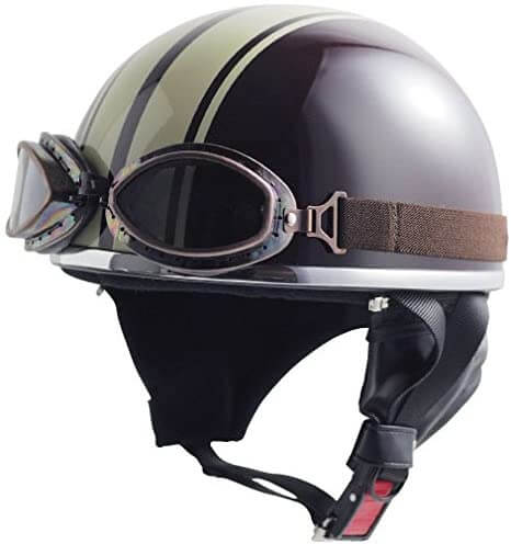 HBN ヴィンテージヘルメット NT-37ブラウン/アイボリーライン