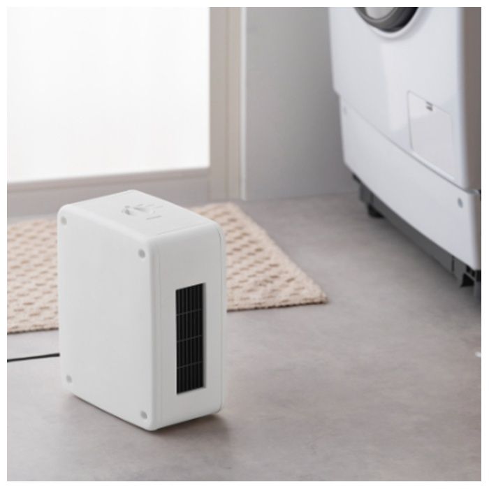 アイリスオーヤマ コンパクトセラミックファンヒーター ACH-KD12A-Wの説明画像6