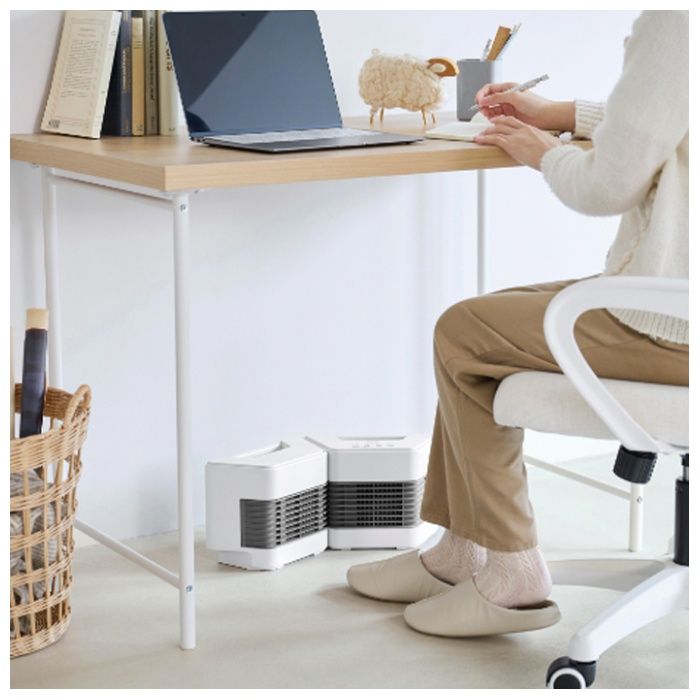 アイリスオーヤマ ツインセラミックヒーター ACH-W12A-Wの説明画像5