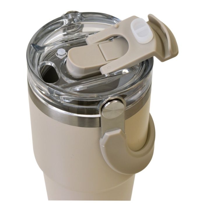 パークレーン ハンドル付2WAYタンブラー 850ml モカグレージュ K11027MGの説明画像2