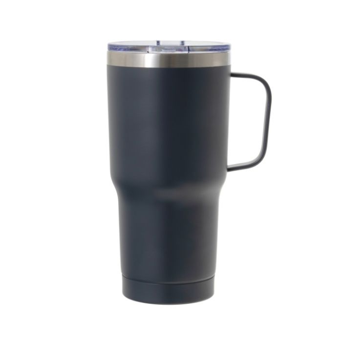 取っ手付きタンブラー 500ml チャコールブラック