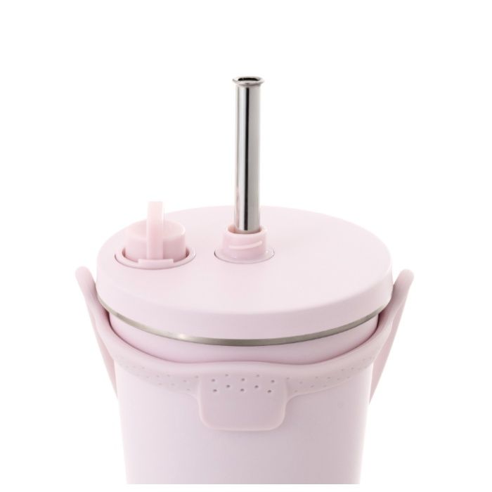 ストロータンブラー ホルダー付き 480ml ピンクの説明画像5