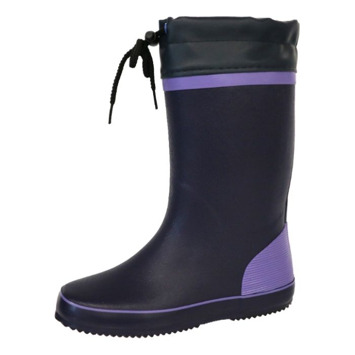 弘進ゴム 婦人カバー付き長靴 NKB-011 ネイビー 24.0cm